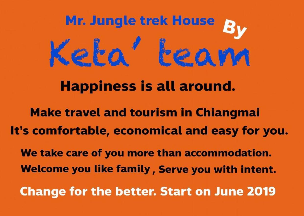Keta' Jungle Trek House Vandrerhjem Chiang Mai Eksteriør bilde